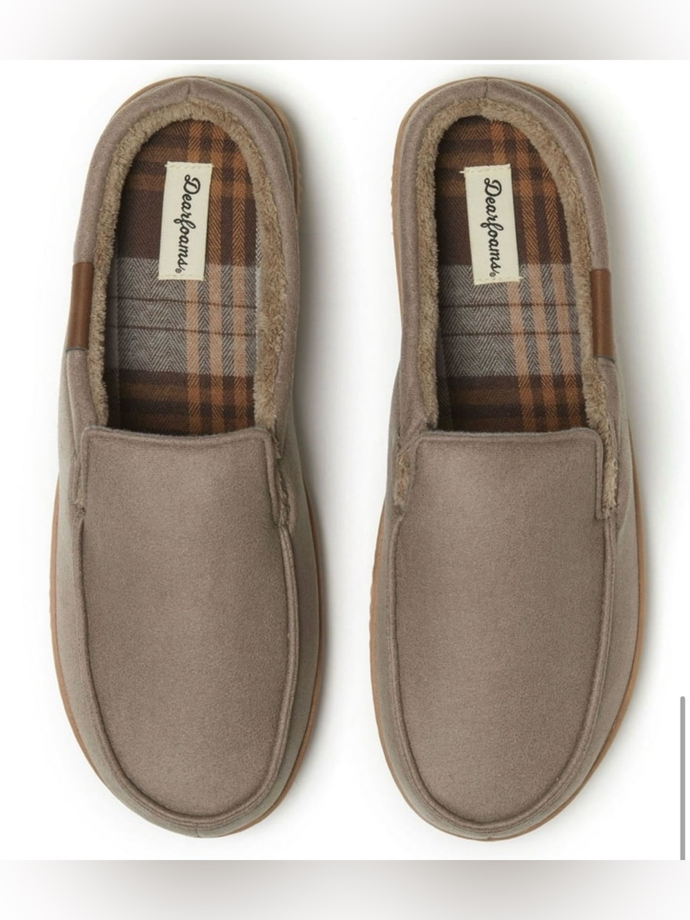 Dearfoams Cozy Comfort Men's Notch Clog Slippers